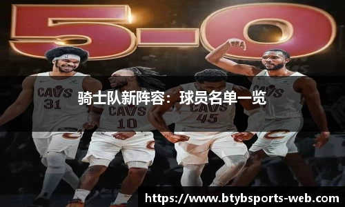 骑士队新阵容：球员名单一览